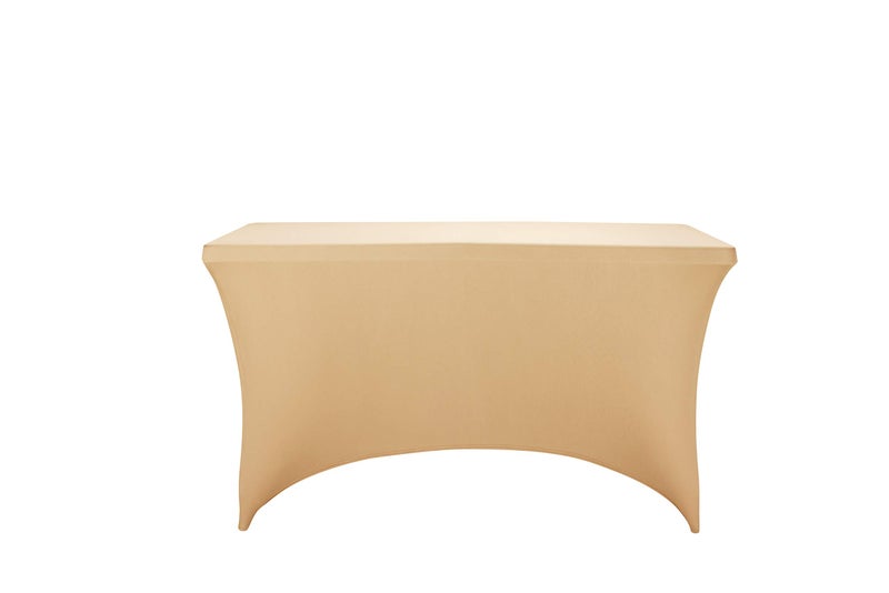 LZY Spandex Fitted Stretch Table Cover for 4ft or 6ft or 8ft Folding Table, Rectangular Cocktail Tablecloth, Perfect for Party or Banquet - Image 2